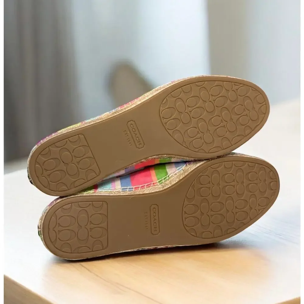 Y2K Coach Q1506 Royce Espadrille Size 9B